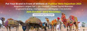 Read more about the article Pushkar Mela: India’s Iconic Cultural Fair & a Golden Stage for Brand Activations