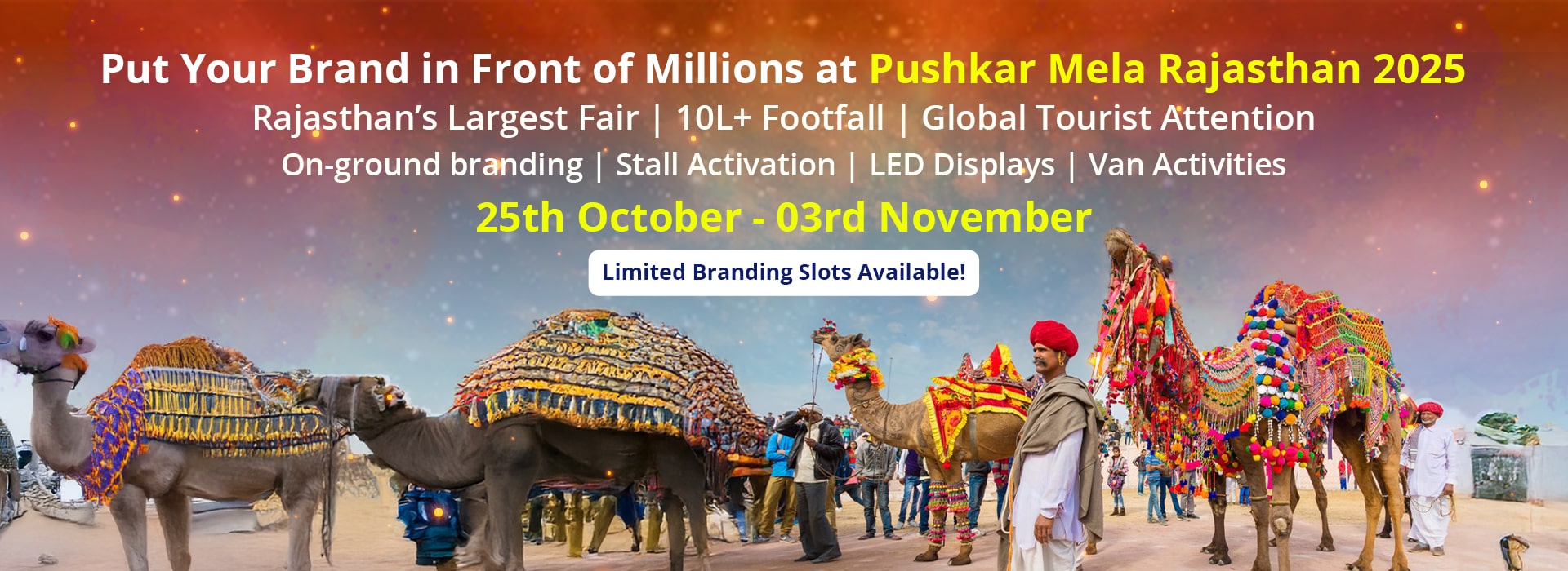 Read more about the article Pushkar Mela: India’s Iconic Cultural Fair & a Golden Stage for Brand Activations
