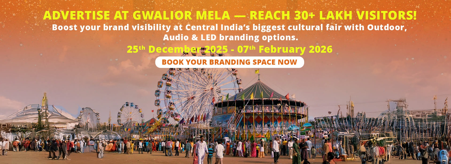Read more about the article Brand Activation at Gwalior Mela 2025: Capturing the Heartland with On-Ground Excellence