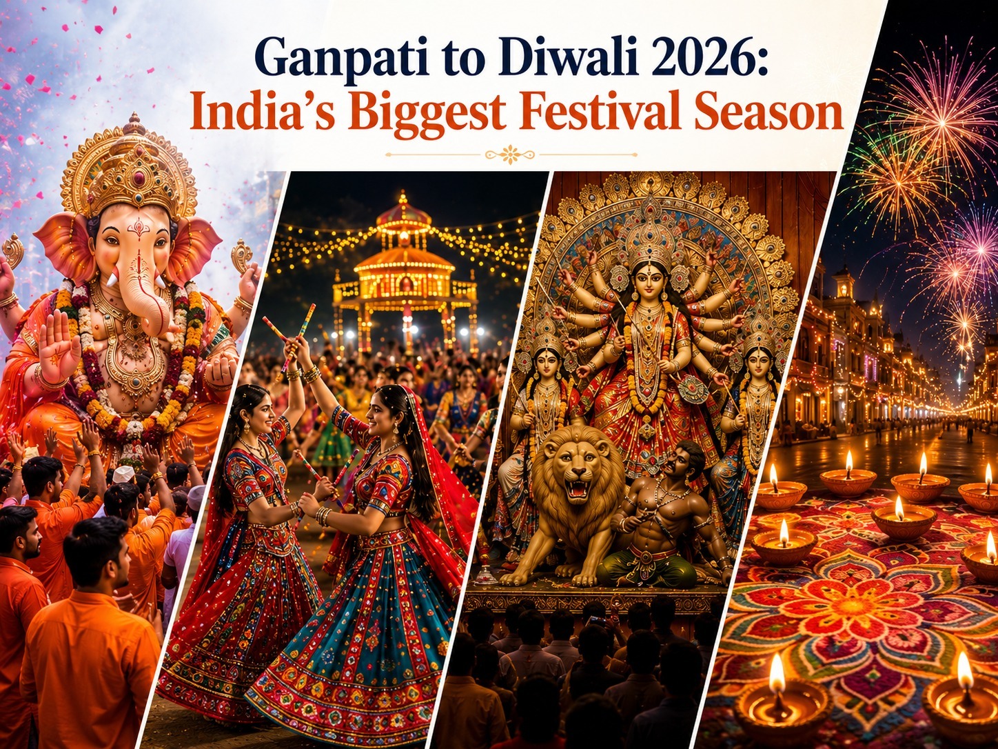 Read more about the article Ganpati to Diwali 2026: India’s Biggest Festival Season, Explained Simply
